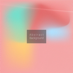 abstract colorful background with blending curves vector image