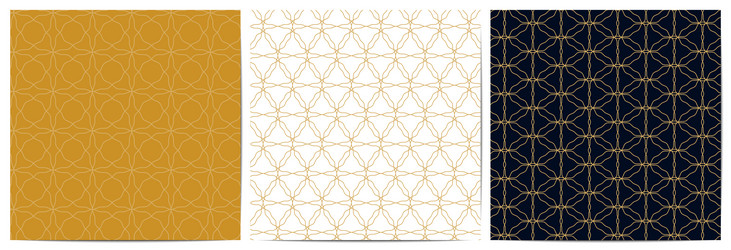 abstract geometric pattern circle overlapping vector image