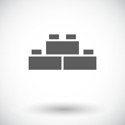 building block icon vector