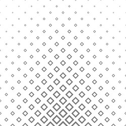 Abstract monochrome square pattern design vector