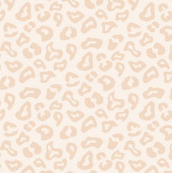seamless leopard pattern spot shape vector image