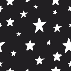 seamless pattern background with different vector image