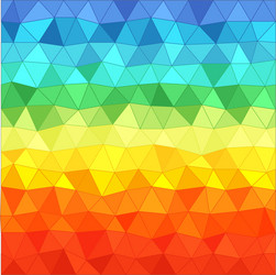abstract background of different color triangles vector image