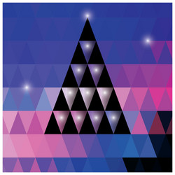 abstract geometric colorful background pattern vector image