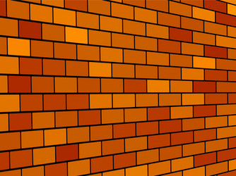 Brick wall pattern vector