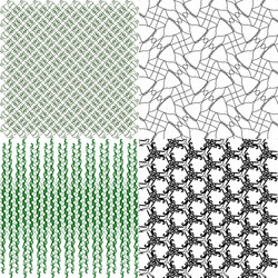 set of pattern modern stylish texture repeating vector image