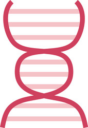 Dna icon flat style Royalty Free Vector Image - VectorStock