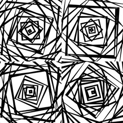 Mosaic of chaotic irregular random squares vector