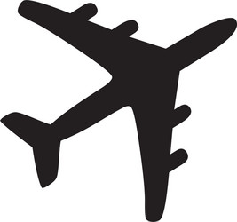 Airplane icon Royalty Free Vector Image - VectorStock