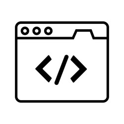 Programming Development Icon vector image