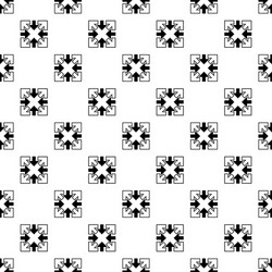 full screen arrows icon simple style vector image
