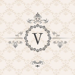 Monogram design elements Royalty Free Vector Image