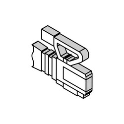 camcoder video production film isometric icon vector