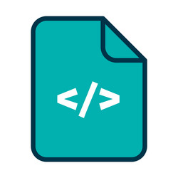 Modern programming code file vector