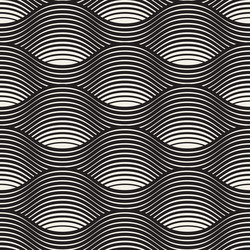 seamless pattern repeating geometric elements vector image