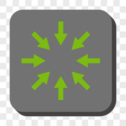 compact arrows rounded square button vector image