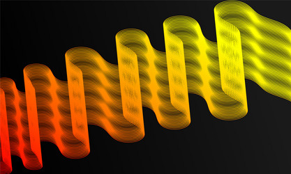 modern abstract background with wavy lines vector image