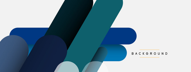 Overlapping round shapes and lines background vector