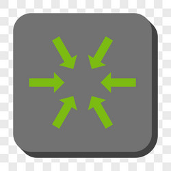 compact arrows rounded square button vector image