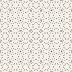 seamless pattern repeating geometric elements vector image