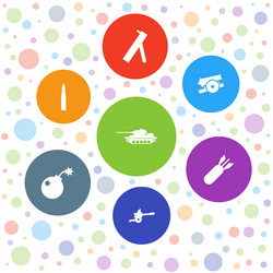 conflict icons vector