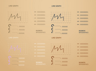 big set of infographics elements eps10 vector image