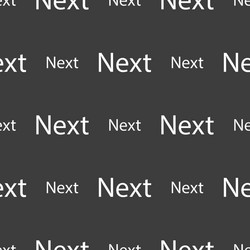 next sign icon navigation symbol seamless pattern vector image
