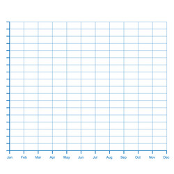 ratings line graph chart paper printa vector image