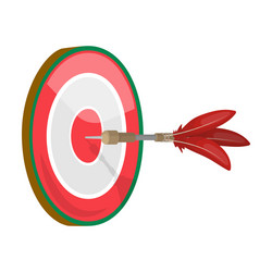 Dart and a target for darts the game vector