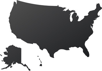 United states of america map usa - Usa United States Map Icon Silhouette Vector 29006923 