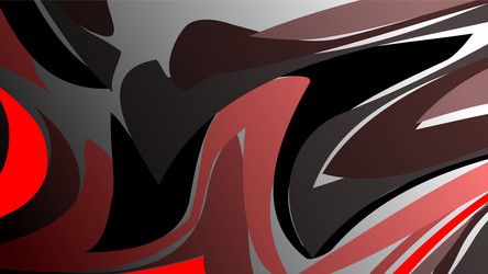 abstract colorful background with red style wave vector image