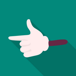 isolated object of hand and arm logo web element vector image