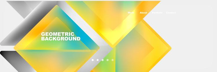 triangle minimal web site page background design vector image