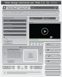 Web UI Elements & Templates vector