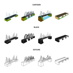 isolated object of connection and design symbol vector image