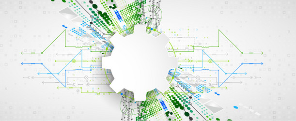 abstract technological background structure vector image