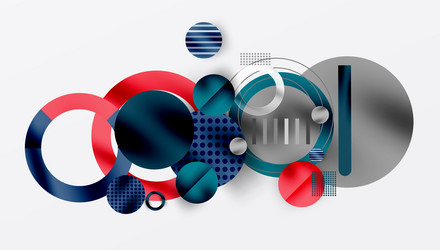 abstract geometric background with overlapping vector image