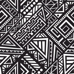 abstract seamless pattern in ethnic style vector image