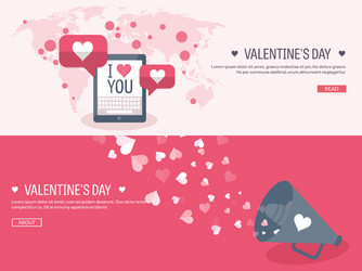 flat background with tablet vector image