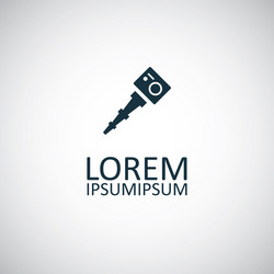 action camera monopod icon for web and ui on white vector image