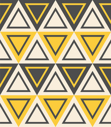 Rainbow triangle seamless pattern Royalty Free Vector Image
