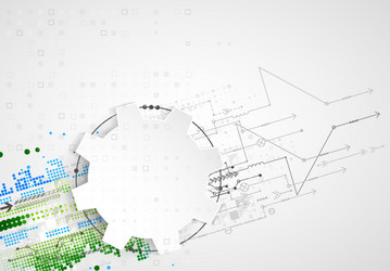 abstract technological background structure vector image