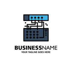 analog connection device module sound business vector image