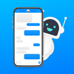 Robot icon bot sign design chatbot symbol vector