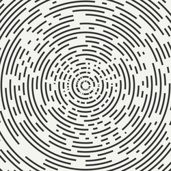 abstract segmented geometric circle shape radial vector image