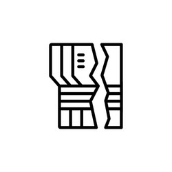 error archive icon design line style perfect vector image