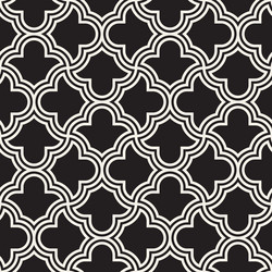 seamless pattern repeating geometric elements vector image