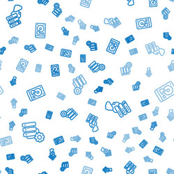 set line server and gear network cloud connection vector image