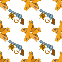 Seamless pattern for design surface with wooden vector