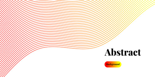 abstract background with dynamic red and yellow vector image